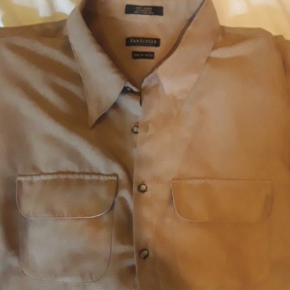 ❤SALE ❤100% Soft Suade Mens tan long sleeve - Picture 3 of 6